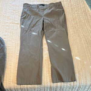 Women's Tan Straight Leg Pants